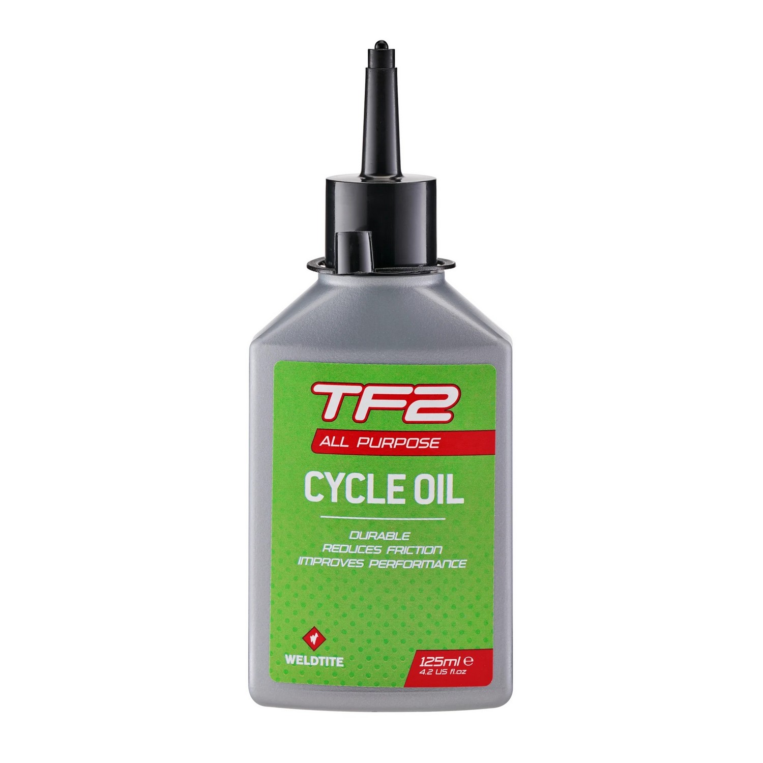 Weldtite Смазка для цепи Weldtite TF2 Cycle Oil 125мл (03001), цвет Серебристый-Зеленый