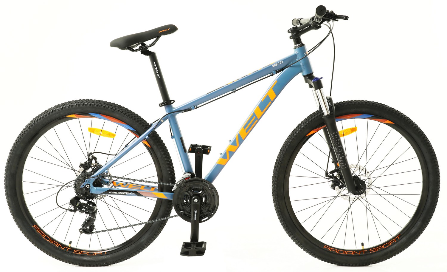 Горный велосипед Welt Ridge 1.0 D 27.5, год 2022, цвет Синий, ростовка 18