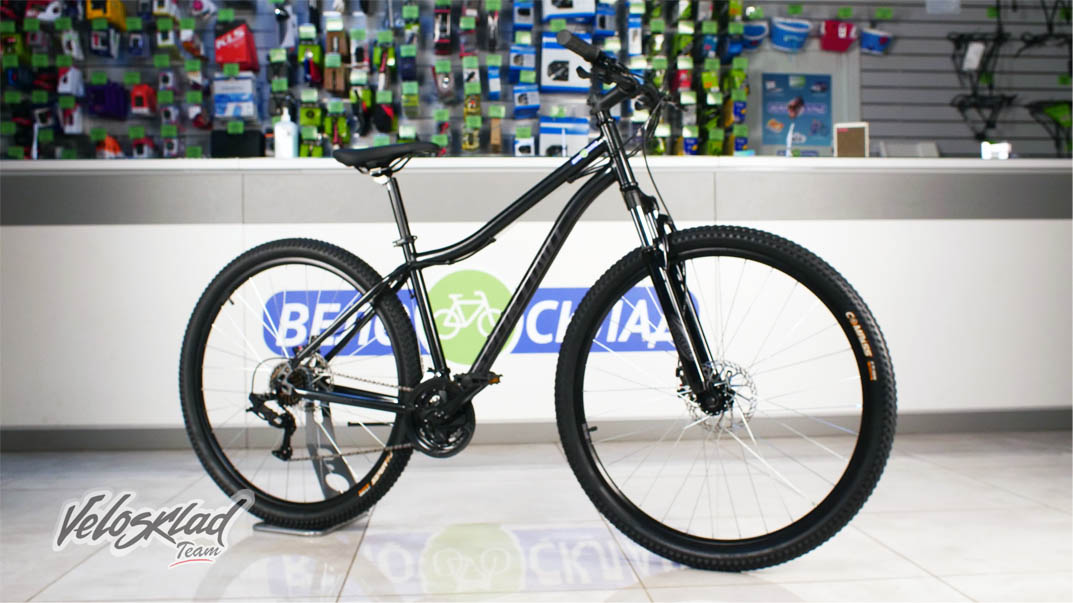 Горный велосипед Forward Sporting 29 2.2 D, год 2022, цвет Черный-Зеленый, ростовка 19