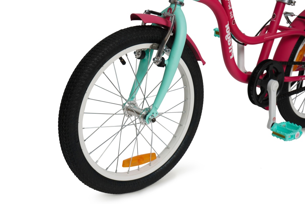 фото Детский велосипед pifagor iceberry 18, год 2023, цвет розовый-синий