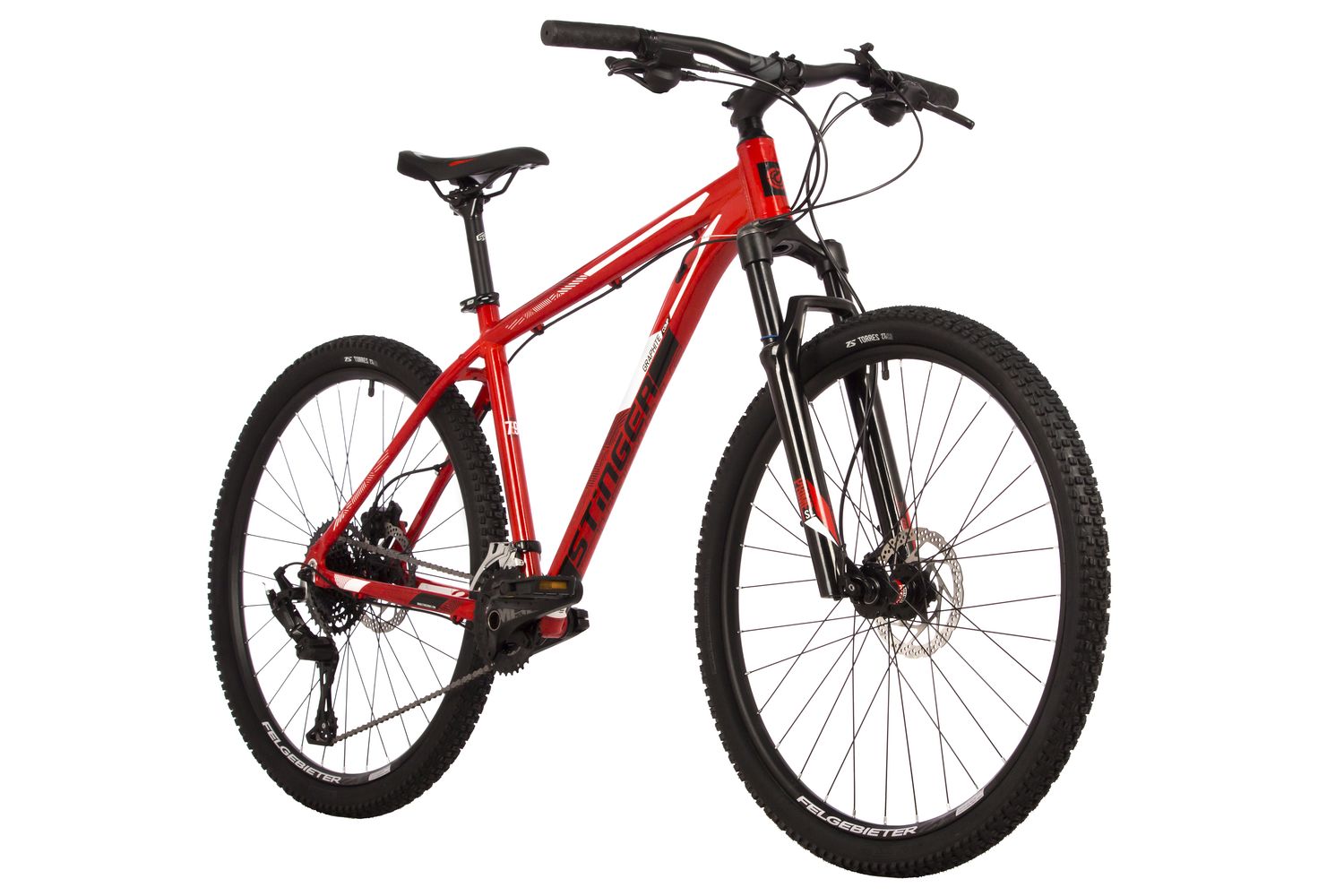 Горный велосипед Stinger Graphite Comp 27.5, год 2023, цвет Красный, ростовка 18