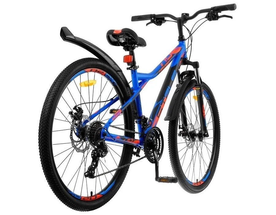 Горный велосипед Stels Navigator 710 MD 27.5 V020, год 2023, цвет Синий-Черный, ростовка 18