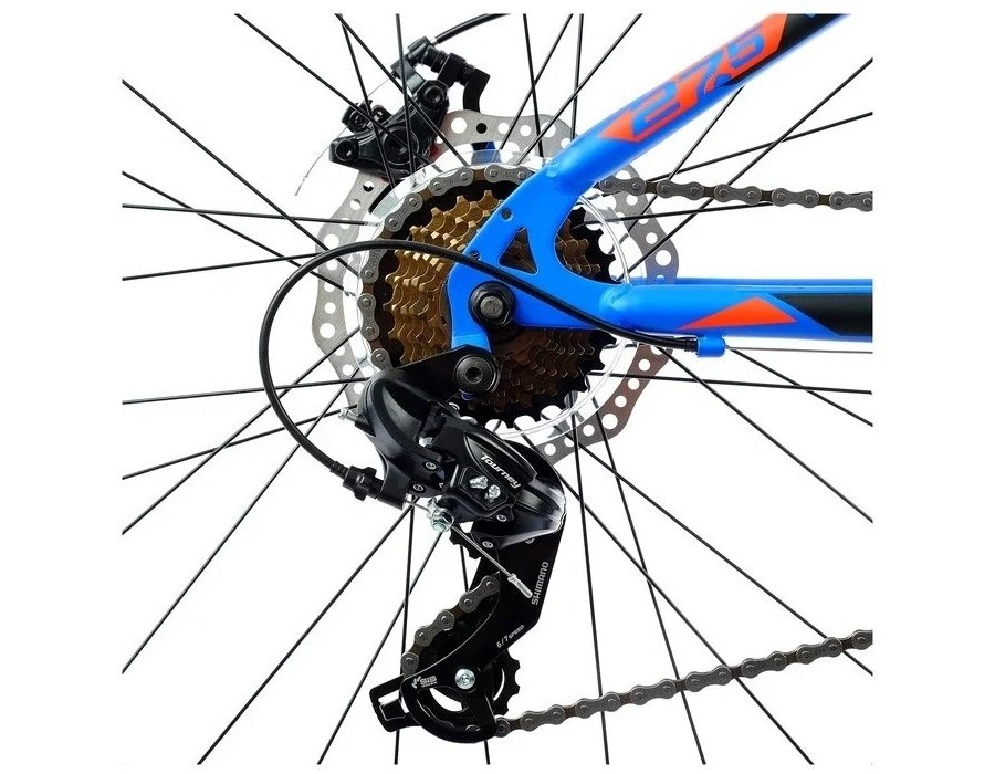 Горный велосипед Stels Navigator 710 MD 27.5 V020, год 2023, цвет Синий-Черный, ростовка 18