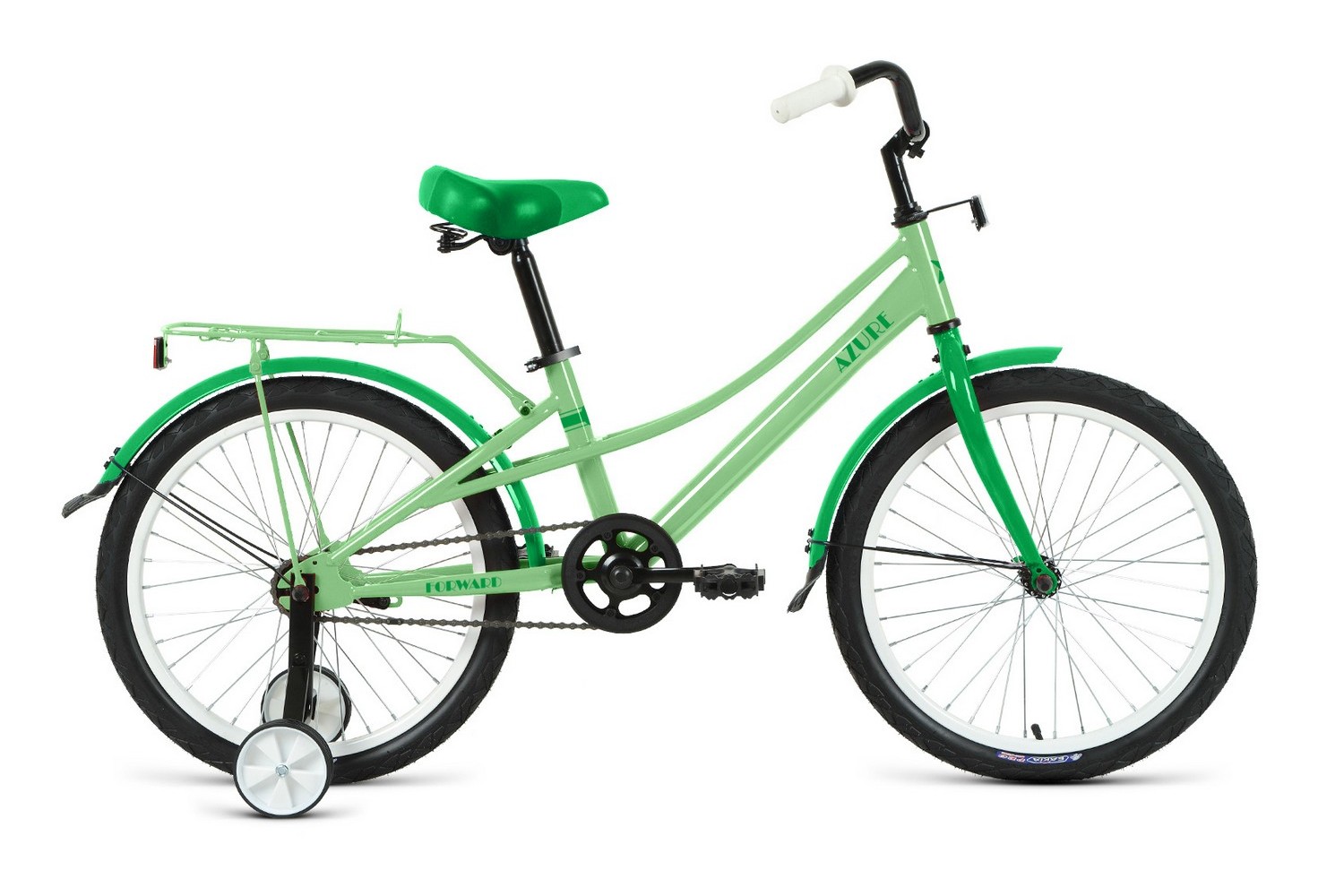 фото Детский велосипед forward azure 18, год 2023, цвет фиолетовый