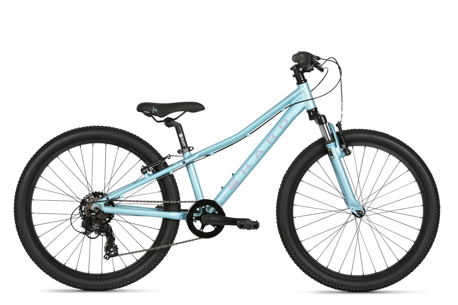 фото Подростковый велосипед haro flightline 24, год 2021, цвет черный-синий