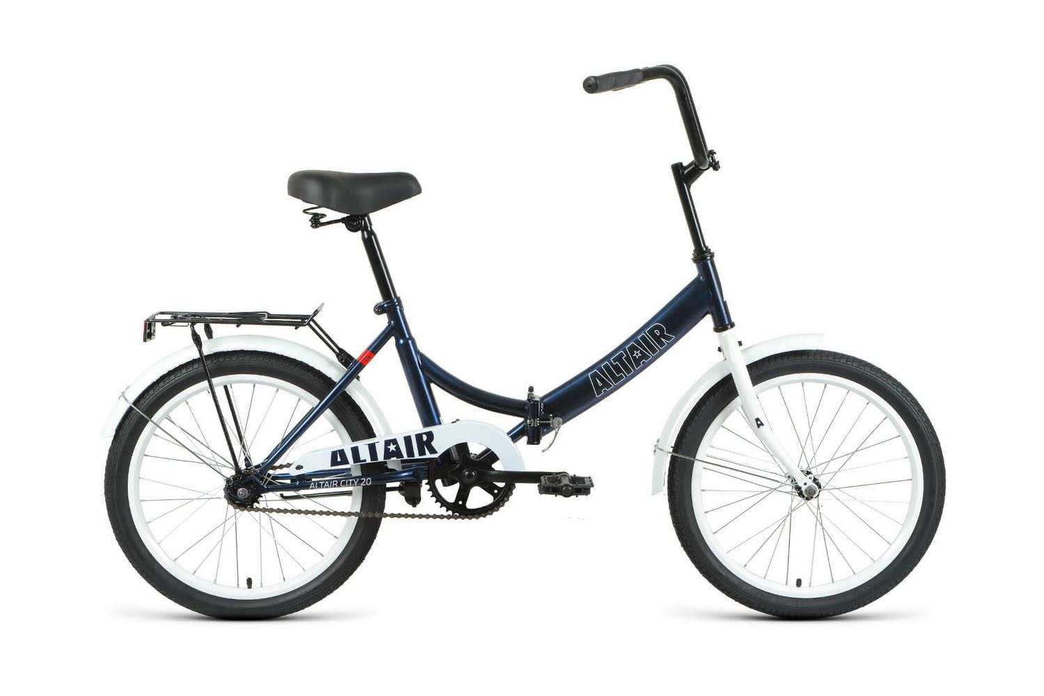 Складной велосипед Altair City 20, год 2022, цвет Зеленый-Черный, ростовка 14