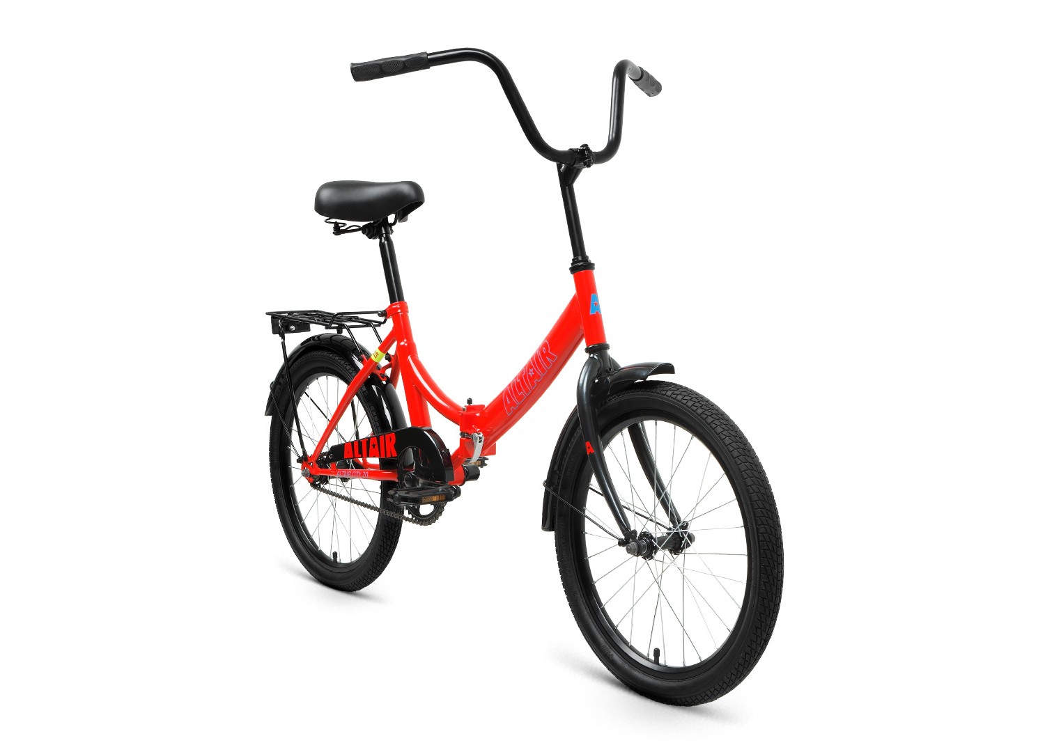 Складной велосипед Altair City 20, год 2022, цвет Зеленый-Черный, ростовка 14