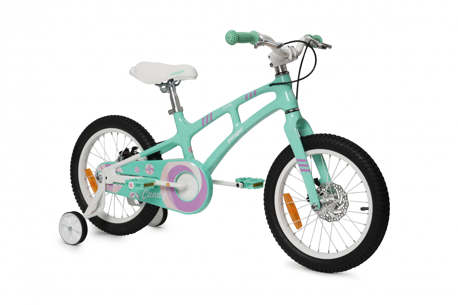 фото Детский велосипед pifagor candy 16, год 2022, цвет зеленый