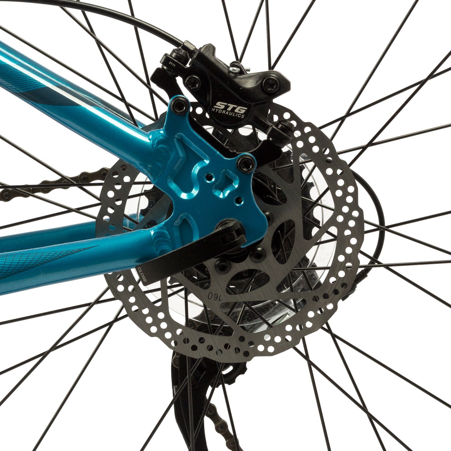 фото Женский велосипед stinger laguna pro se 27.5, год 2022, цвет синий, ростовка 19