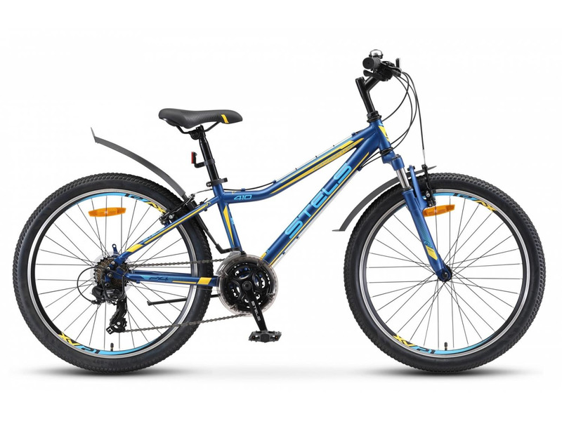 Фото Велосипед подростковый для мальчиков от 9 до 13 лет Stels Navigator 410 V 21 sp 24 V010 2019