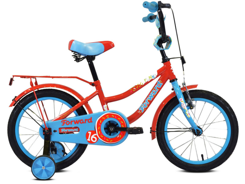 Фото Велосипед детский для мальчиков и девочек от 3 до 5 лет Forward Funky 16 2020