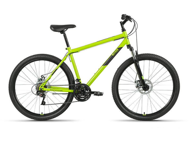 Горный велосипед Altair MTB HT 27.5 2.0 D, год 2022, цвет Зеленый-Черный, ростовка 19