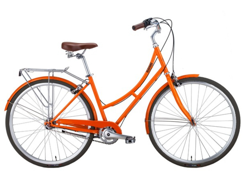 Женский велосипед Bear Bike Marrakesh, год 2021, цвет Оранжевый, ростовка 17.5