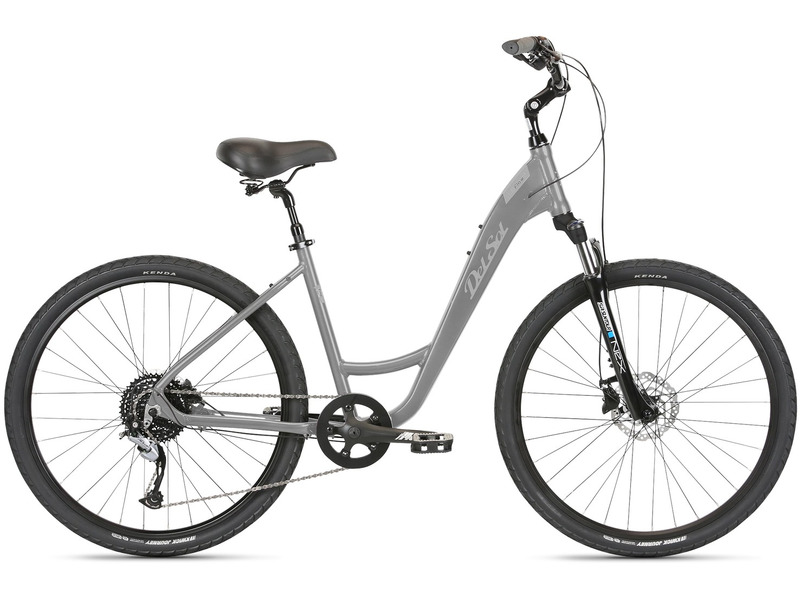 Женский велосипед Haro Lxi Flow 3 ST 27.5, год 2021, цвет Серебристый, ростовка 17