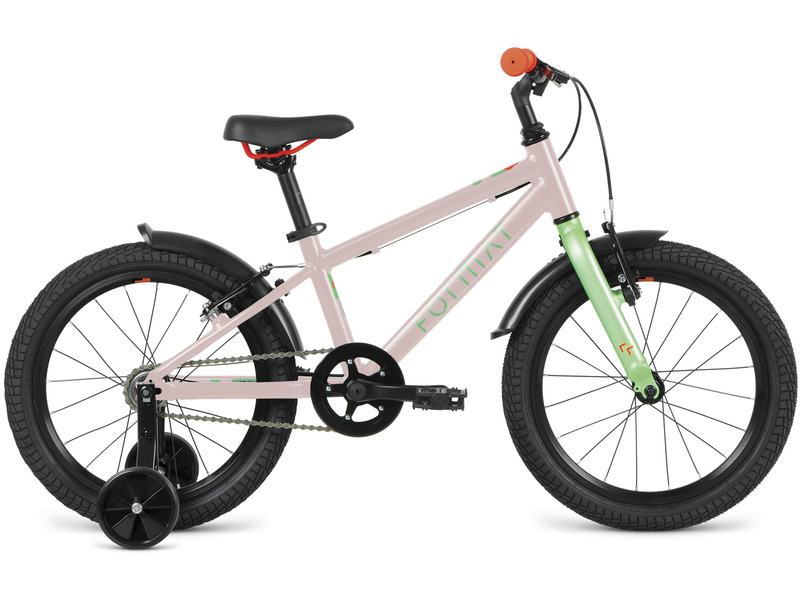 фото Детский велосипед format kids 18, год 2022, цвет розовый