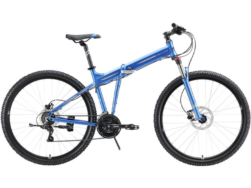 Складной велосипед Stark Cobra 29.2 HD, год 2023, цвет Синий-Серебристый, ростовка 18