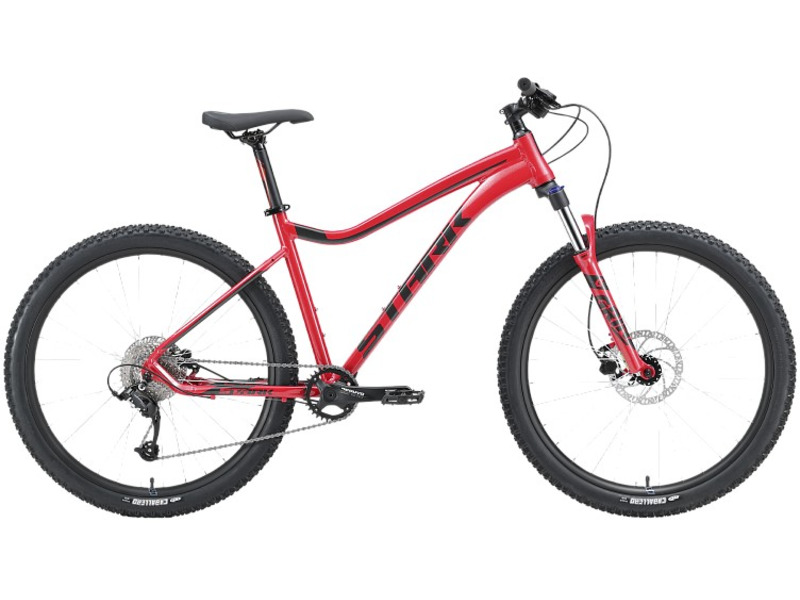 Горный велосипед Stark Tactic 27.4 HD, год 2023, цвет Красный-Серебристый, ростовка 20