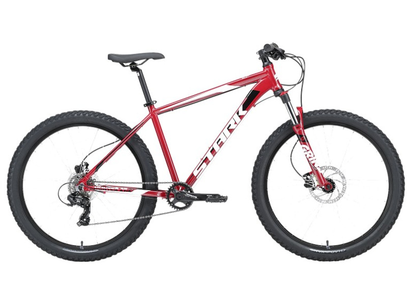 Горный велосипед Stark Hunter 27.2+ HD, год 2023, цвет Красный-Коричневый, ростовка 20
