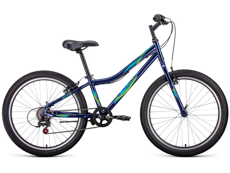 Подростковый велосипед Forward Iris 24 1.0 FR, год 2023, цвет Синий, ростовка 12