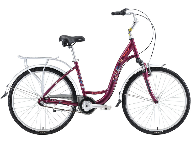 Женский велосипед Welt Grace 3, год 2023, цвет Фиолетовый, ростовка 18