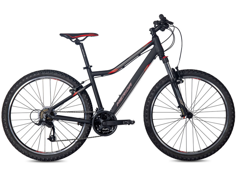 Женский велосипед Merida Matts 6.5, год 2023, цвет Черный-Красный, ростовка 15