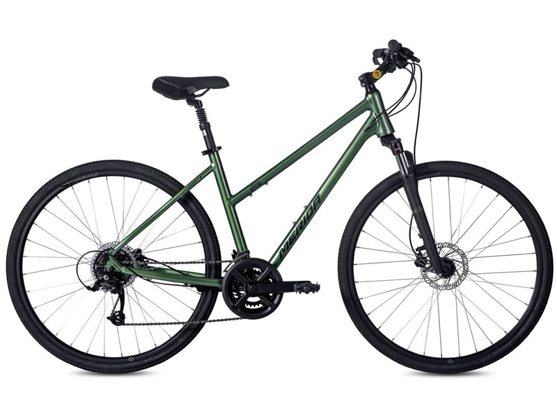 Женский велосипед Merida Crossway 50 Lady, год 2023, цвет Зеленый-Зеленый, ростовка 18.5