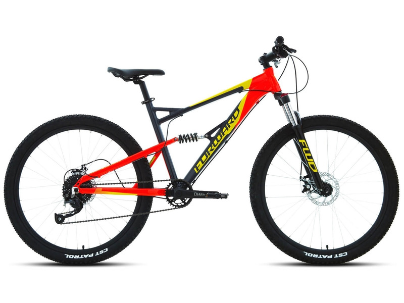 Велосипеды Двухподвесы Forward Flare 27.5 2.0 D FR, год 2023, цвет Серебристый-Красный, ростовка 18