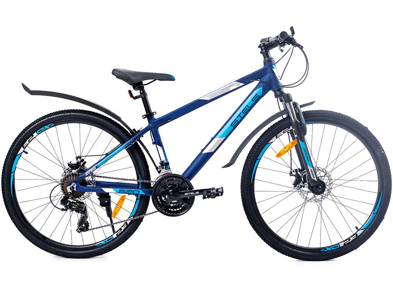 Горный велосипед Stels Navigator 620 MD 26 V010, год 2023, цвет Синий, ростовка 14