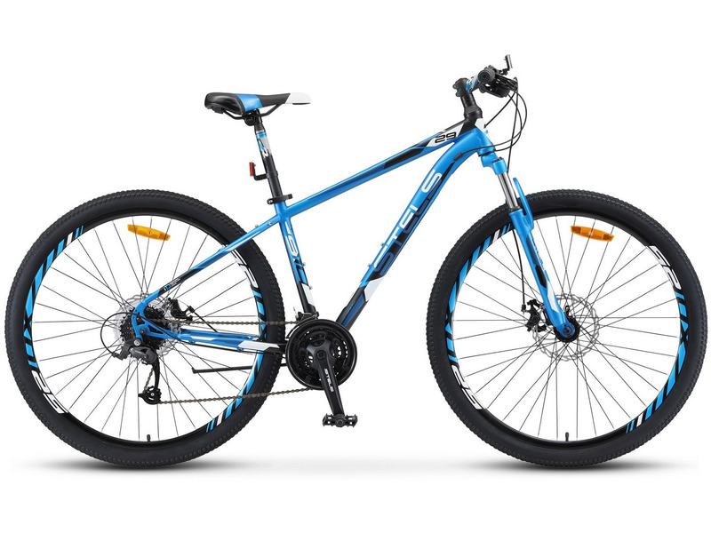 Горный велосипед Stels Navigator 910 MD 29 V010, год 2023, цвет Синий-Черный, ростовка 18.5