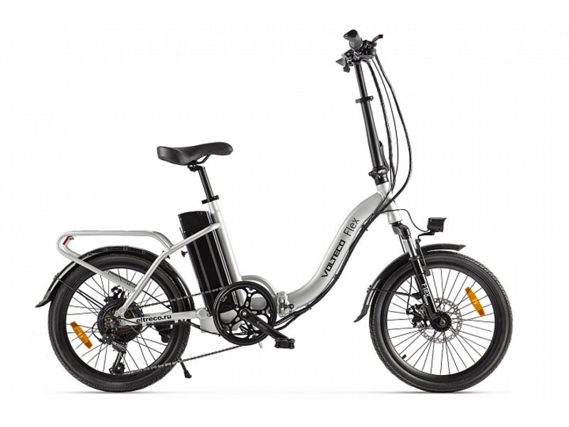 фото Электровелосипед volteco flex, год 2024, цвет серебристый