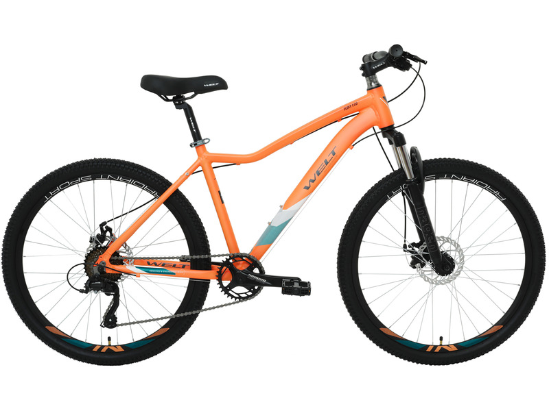 Женский велосипед Welt Floxy 1.0 D 26, год 2024, цвет Оранжевый, ростовка 17