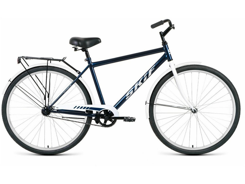 Дорожный велосипед Skif City 28 High, год 2022, цвет Синий-Серебристый