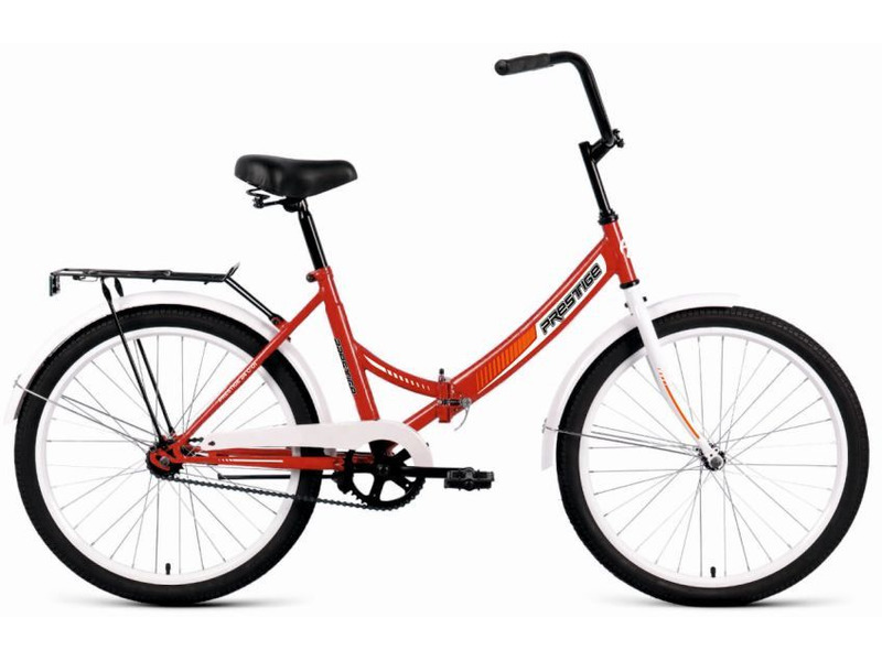 Складной велосипед Forward Prestige 24C-01, год 2022, цвет Красный, ростовка 16