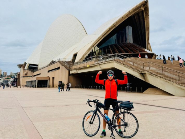 Велопутешествие курянина через Австралию